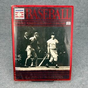 Baseball 100 Classic Moments History of the Game HC 2000 DK Hall of Fame Book